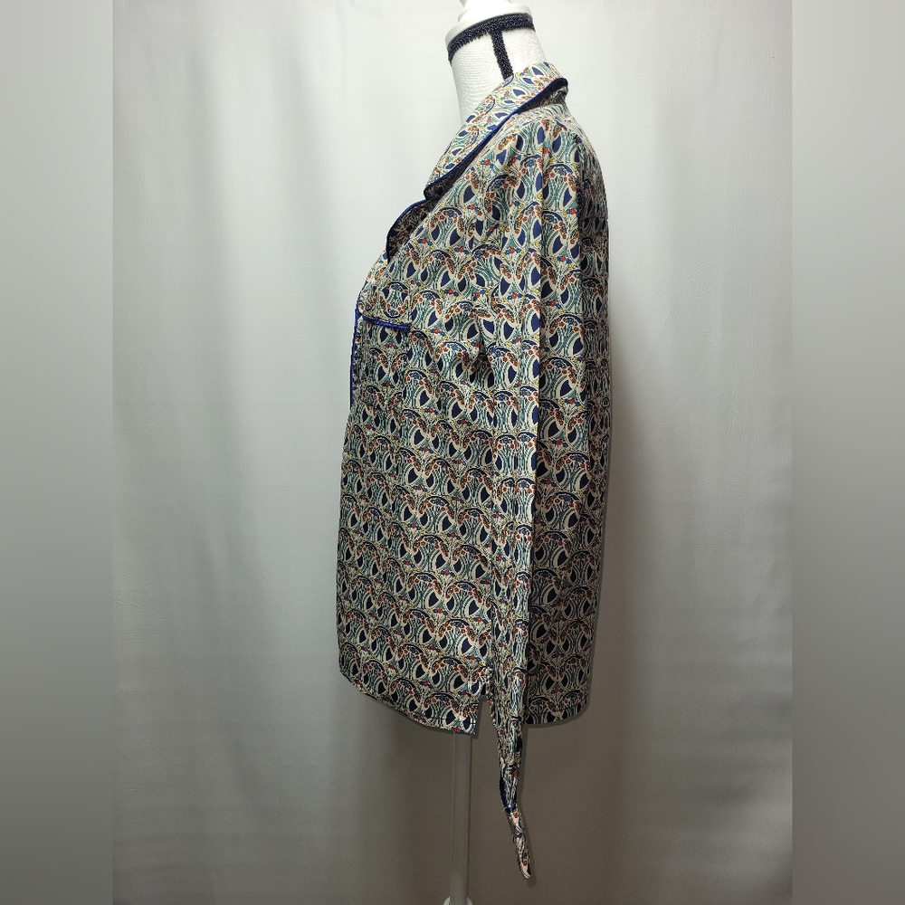 Liberty Of London Tana Lawn Cotton Fabric "Mauverina" Pajama Top - Picture 6 of 12